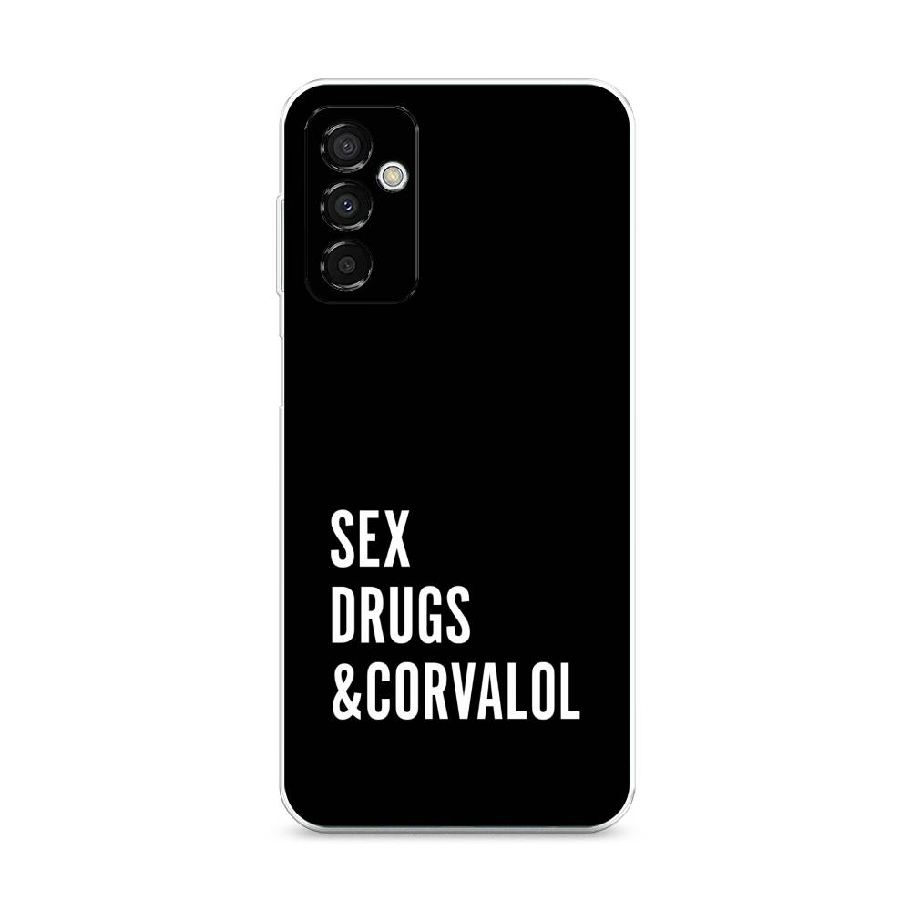 

Чехол на Samsung Galaxy M23 5G "Corvalol", Черный;серый;белый, 2105550-6