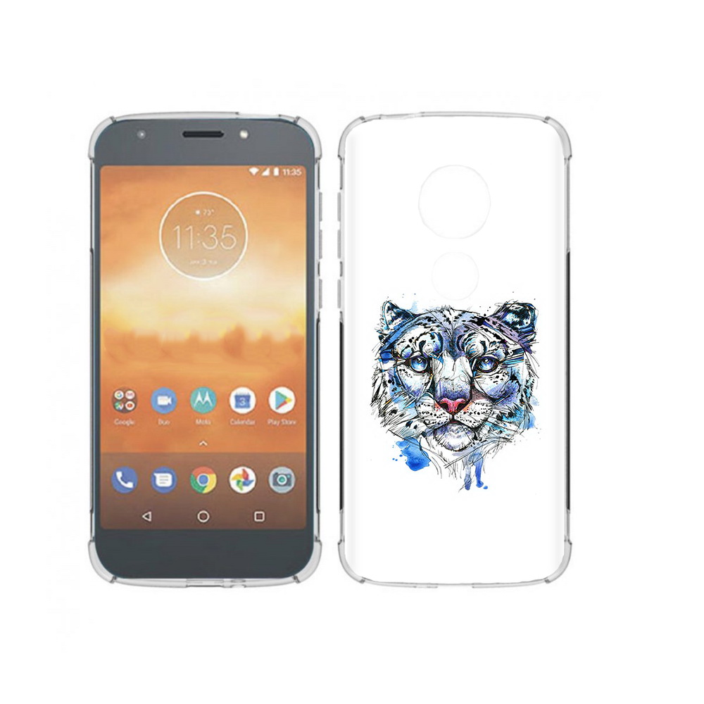 

Чехол MyPads Tocco для Motorola Moto E5 Play водяной тигр (PT227065.372.263), Прозрачный, Tocco