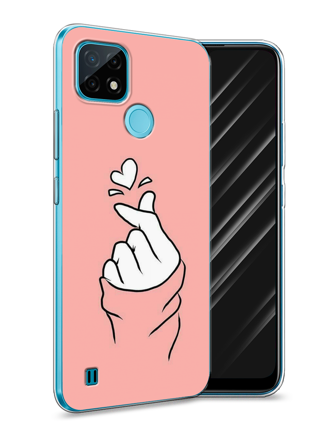 

Чехол Awog на Realme C21 "Любовь-щелк", Разноцветный, 254950-7