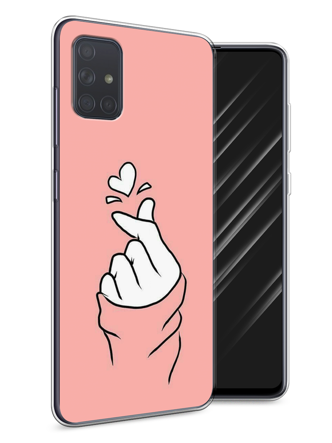 

Чехол Awog на Samsung Galaxy A71 "Любовь-щелк", Разноцветный, 29050-7