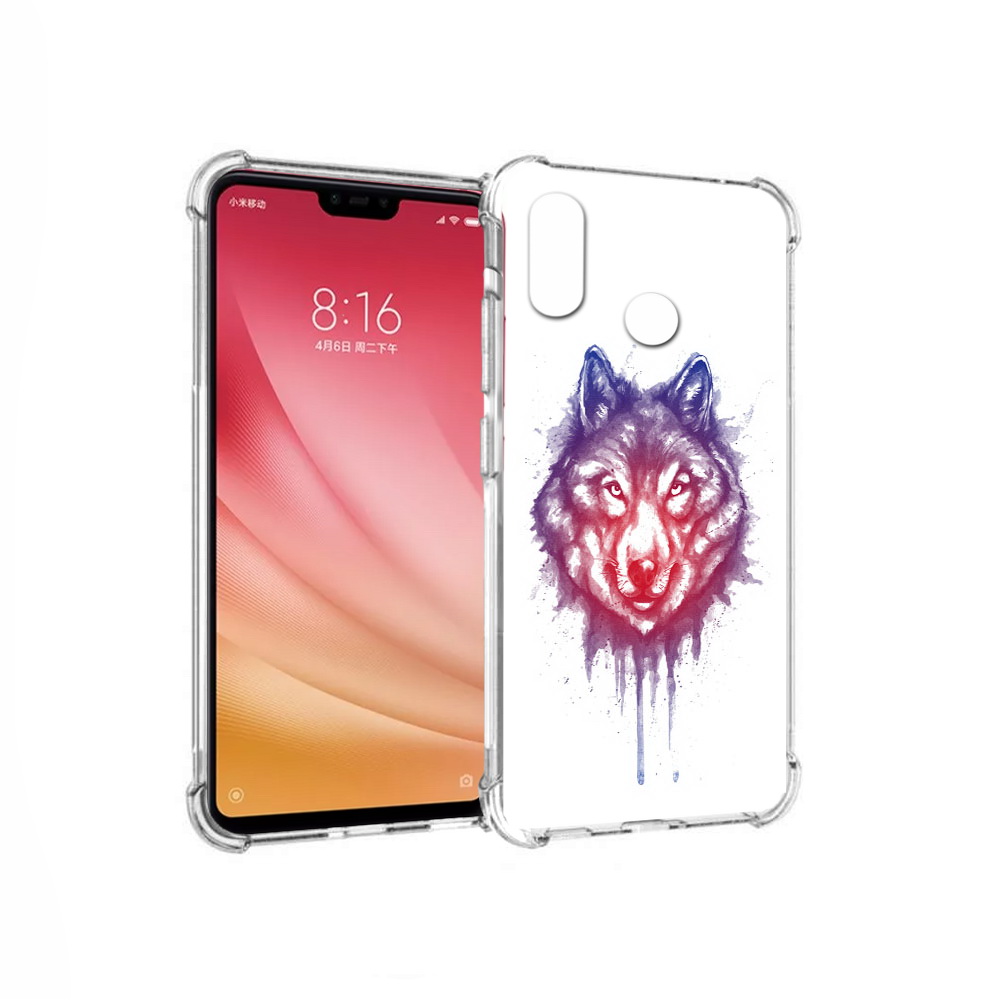 

Чехол MyPads Tocco для Xiaomi Mi 8 пушистый волк (PT110454.314.561), Прозрачный, Tocco