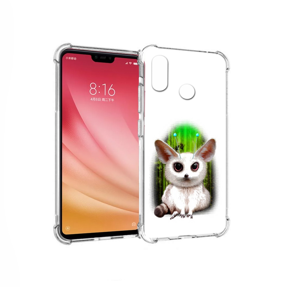 

Чехол MyPads Tocco для Xiaomi Mi 8 пушистое животное (PT110454.314.560), Прозрачный, Tocco