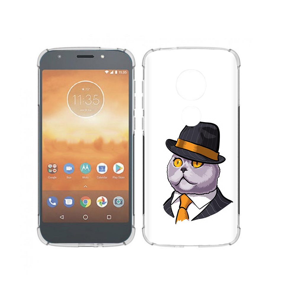 

Чехол MyPads Tocco для Motorola Moto E5 Play британец (PT227065.372.247), Прозрачный, Tocco