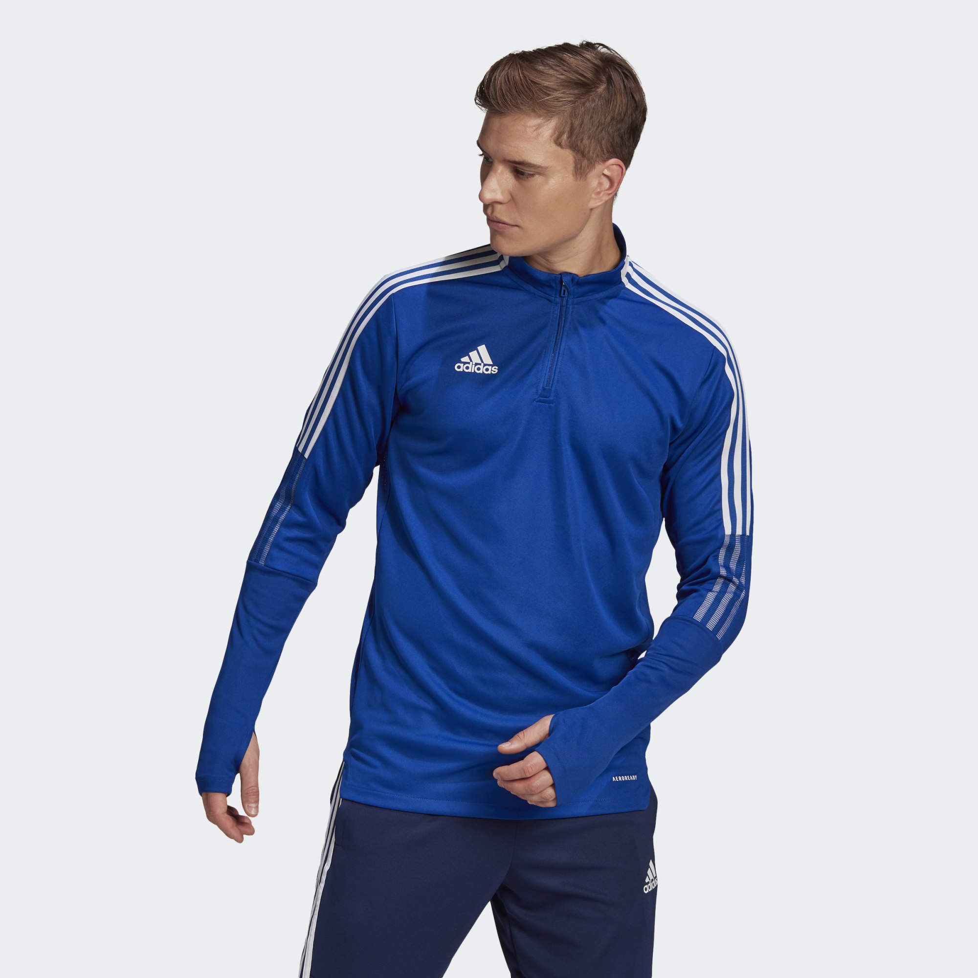 

Толстовка мужская Adidas Tiro21 Tr Top синяя M, Синий, Tiro21 Tr Top