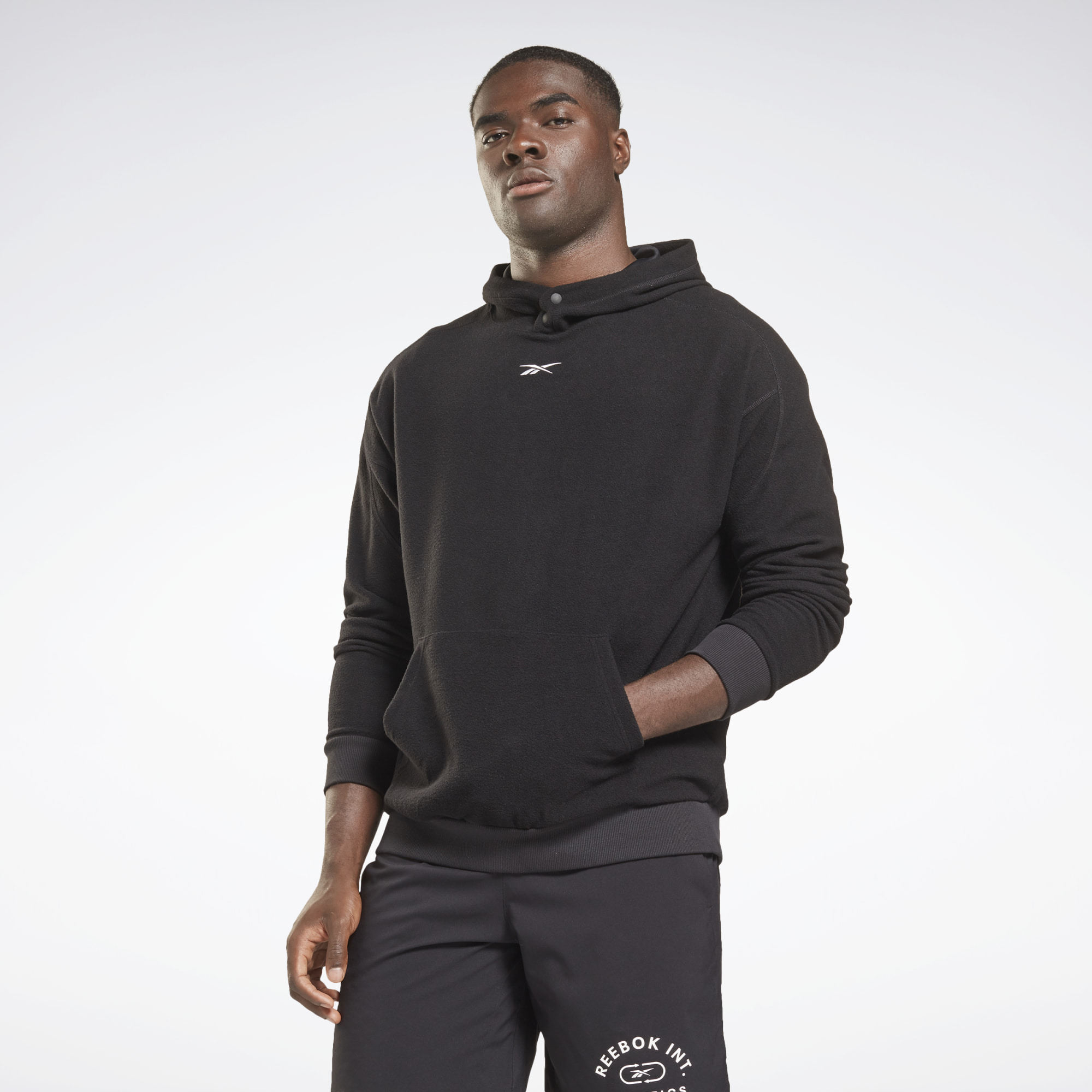 

Худи мужское Reebok Wor Fleece Oth черное 2XL, Wor Fleece Oth