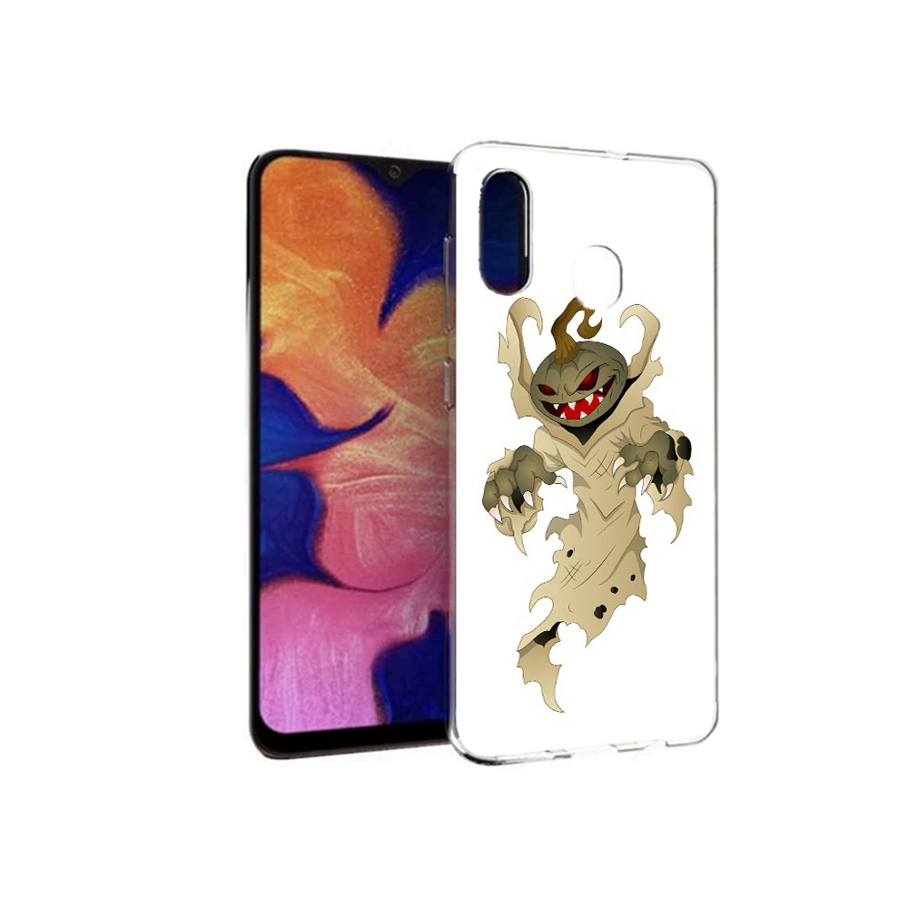 

Чехол MyPads Tocco для Samsung Galaxy A30 призрак хэллоуина (PT126700.499.555), Прозрачный, Tocco