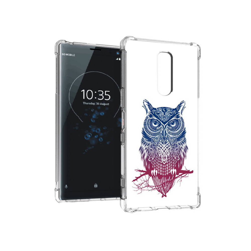 

Чехол MyPads Tocco для Sony Xperia 1 хиппи сова (PT141276.244.664), Прозрачный, Tocco