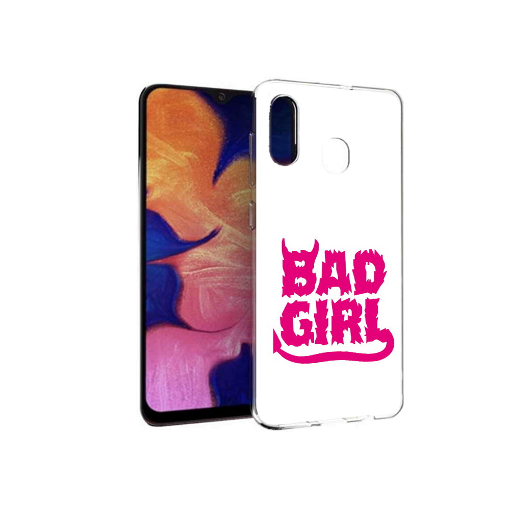 

Чехол MyPads Tocco для Samsung Galaxy A30 плохая девочка (PT126700.499.545), Прозрачный, Tocco