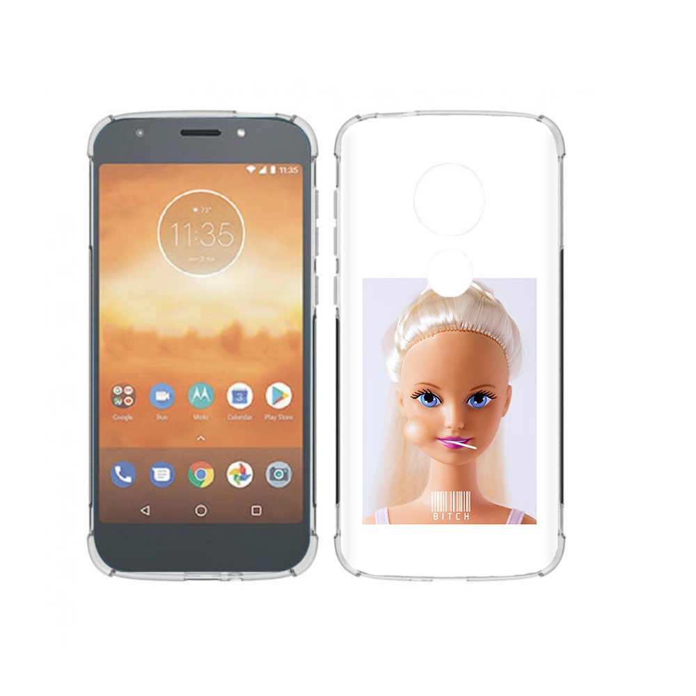

Чехол MyPads Tocco для Motorola Moto E5 Play барби (PT227065.372.226), Прозрачный, Tocco