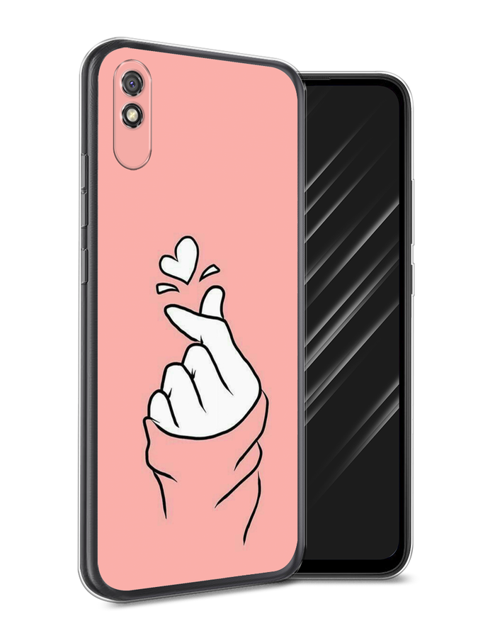 

Чехол Awog на Xiaomi Redmi 9A "Любовь-щелк", Разноцветный, 38950-7