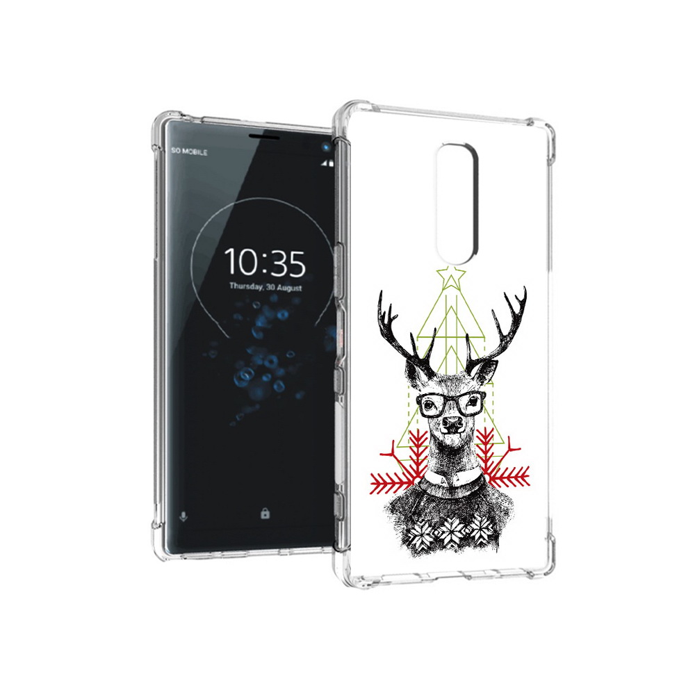

Чехол MyPads Tocco для Sony Xperia 1 умный олень (PT141276.244.652), Прозрачный, Tocco