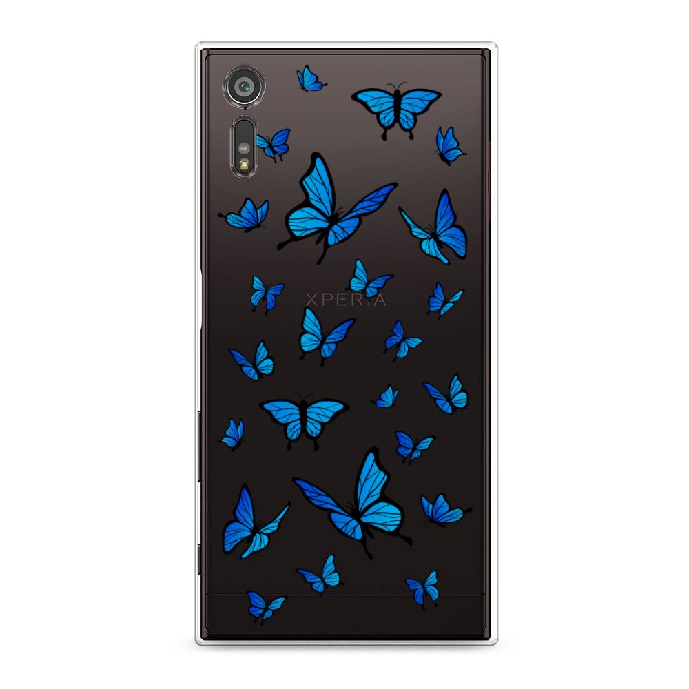 

Чехол Awog на Sony Xperia XZ "Синие бабочки", Разноцветный, 51450-1