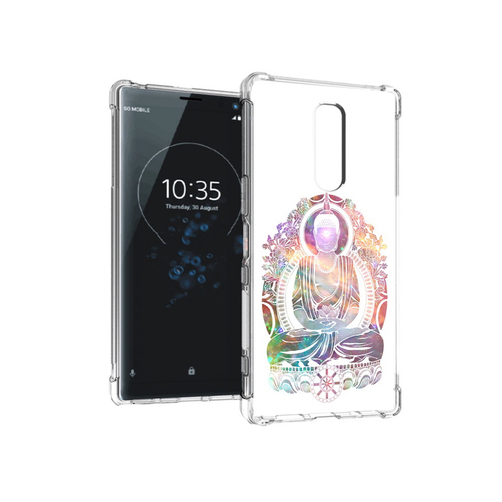 

Чехол MyPads Tocco для Sony Xperia 1 умный мужчина абстракция (PT141276.244.651), Прозрачный, Tocco