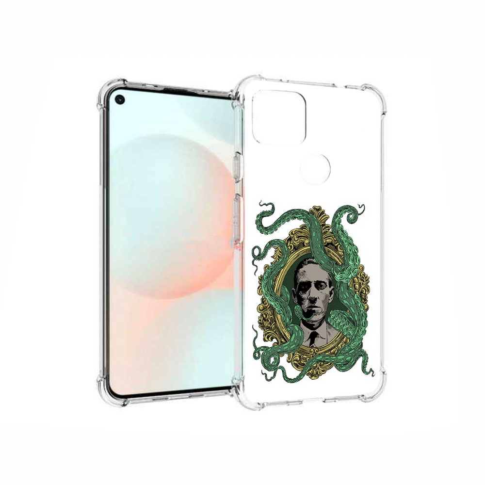 

Чехол MyPads Tocco для Google Pixel 5A портрет с кракеном, Прозрачный, Tocco