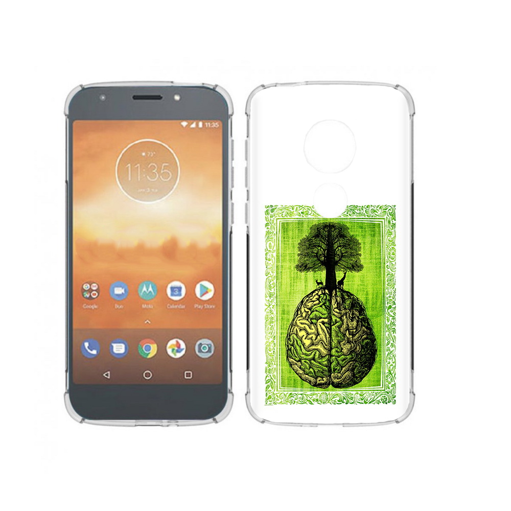 

Чехол MyPads Tocco для Motorola Moto E5 Play абстракция здоровый мозг (PT227065.372.211), Прозрачный, Tocco