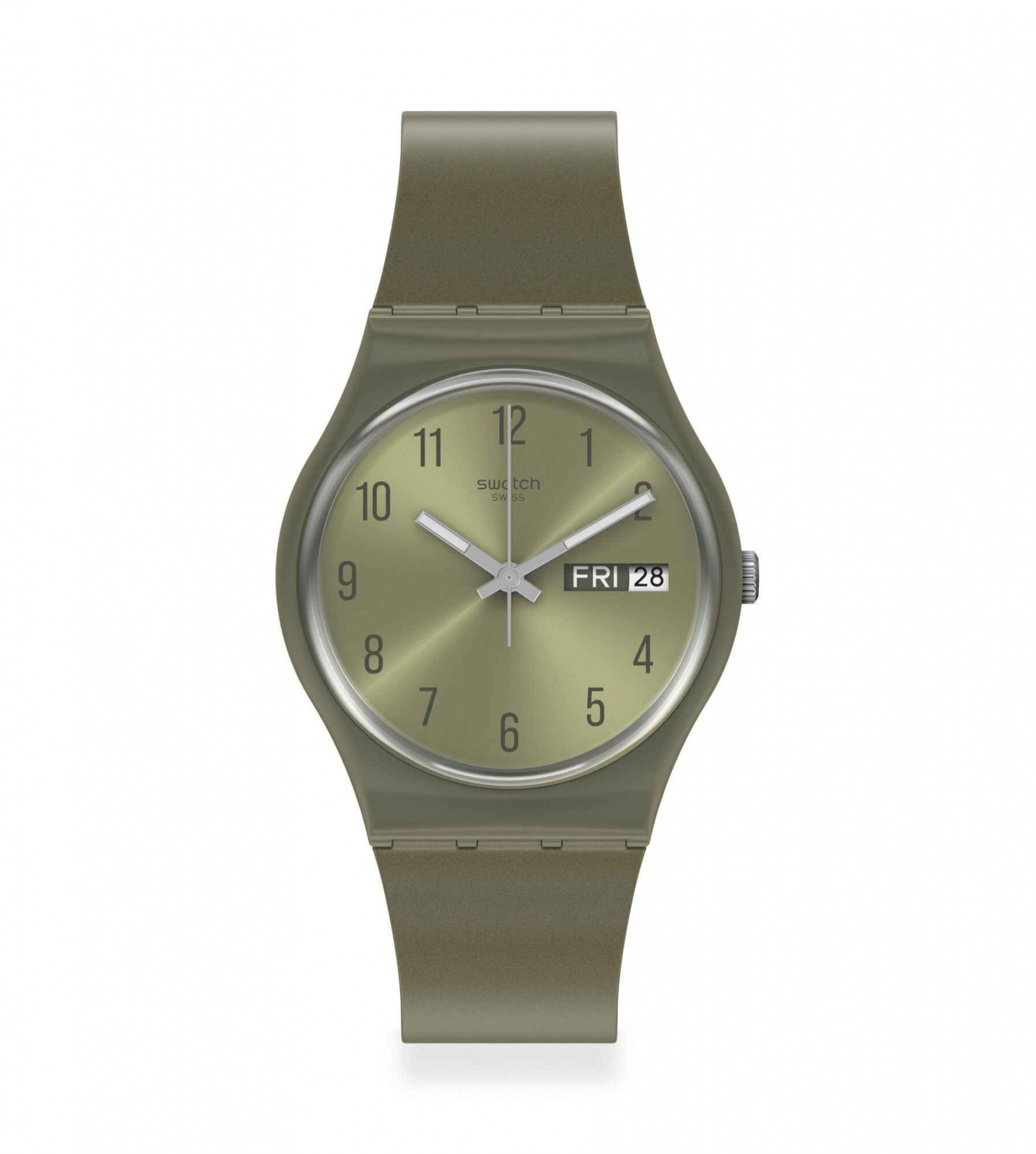 Наручные часы женские Swatch PEARLYGREEN GG712 зеленые