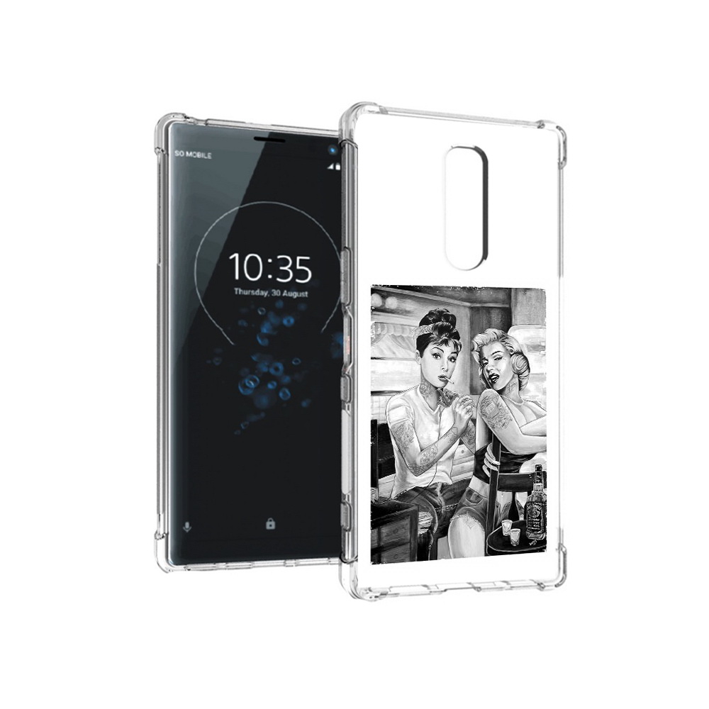 

Чехол MyPads Tocco для Sony Xperia 1 тату мастер (PT141276.244.637), Прозрачный, Tocco