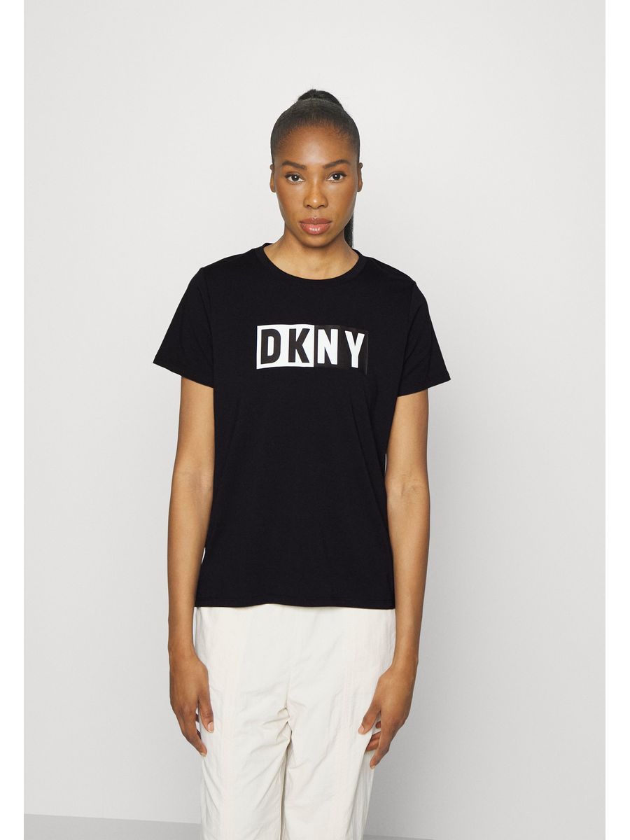 

Футболка женская DKNY DK141D02P черная M, Черный, DK141D02P