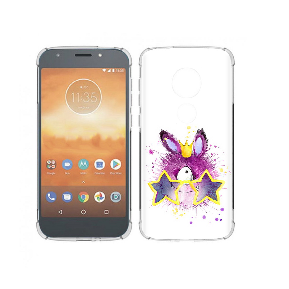 

Чехол MyPads Tocco для Motorola Moto E5 Play Шуршуля (PT227065.372.202), Прозрачный, Tocco