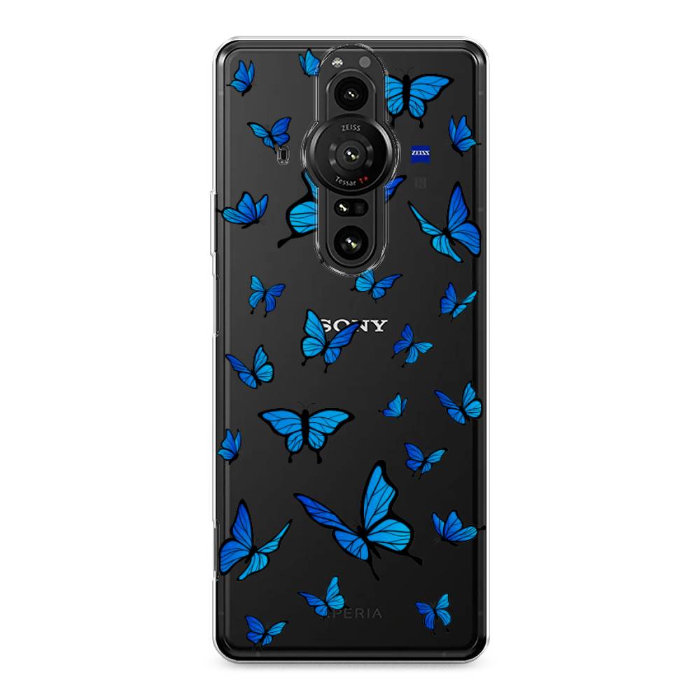 

Чехол Awog на Sony Xperia Pro-I "Синие бабочки", Разноцветный, 55050-1