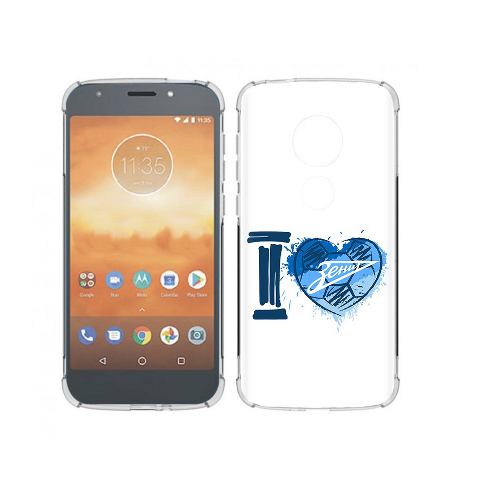 

Чехол MyPads Tocco для Motorola Moto E5 Play ФК я люблю зенит (PT227065.372.186), Прозрачный, Tocco