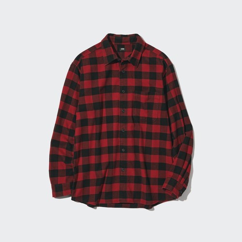 Рубашка мужская UNIQLO 451295COL15 красная 3XL (доставка из-за рубежа)