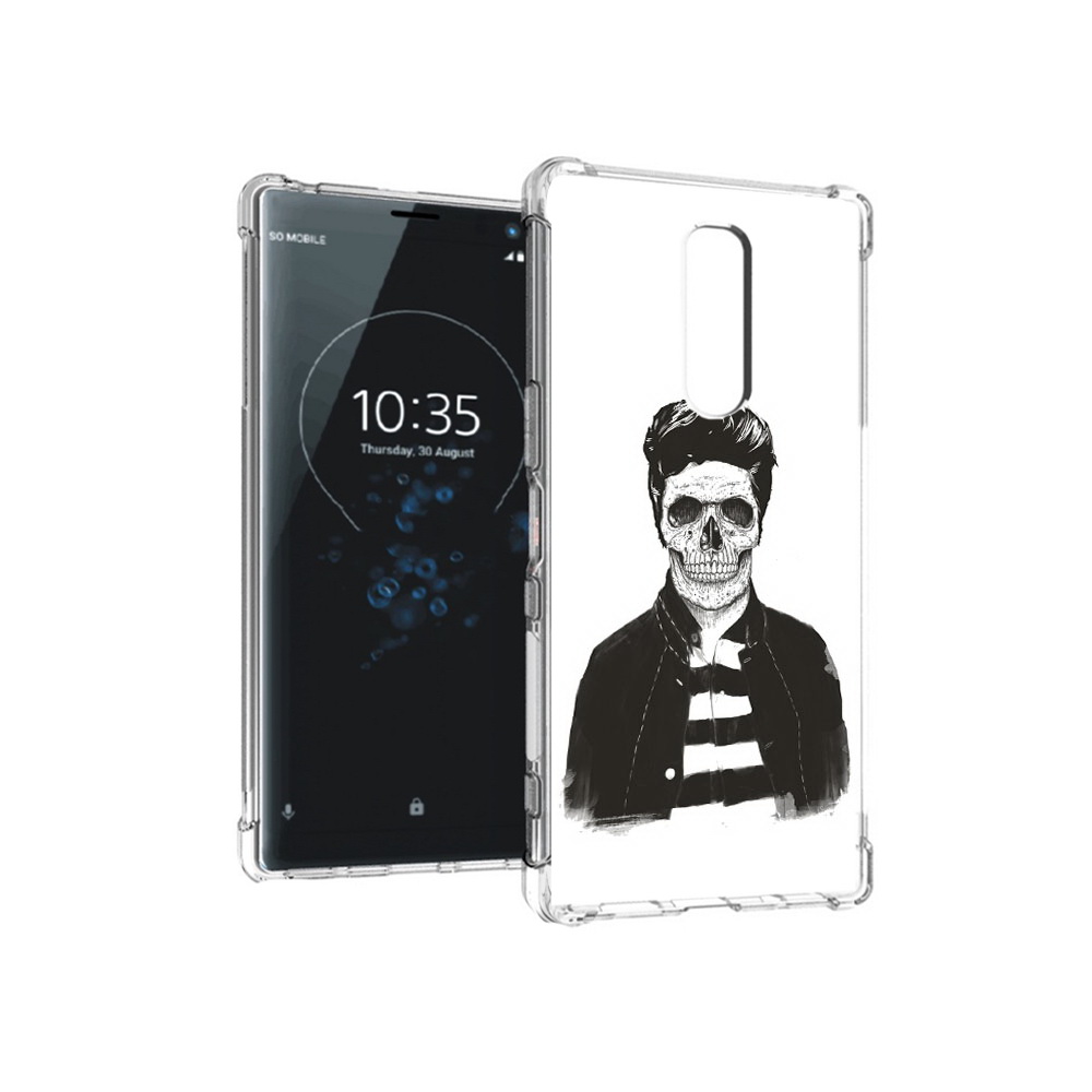 

Чехол MyPads Tocco для Sony Xperia 1 скелет (PT141276.244.604), Прозрачный, Tocco