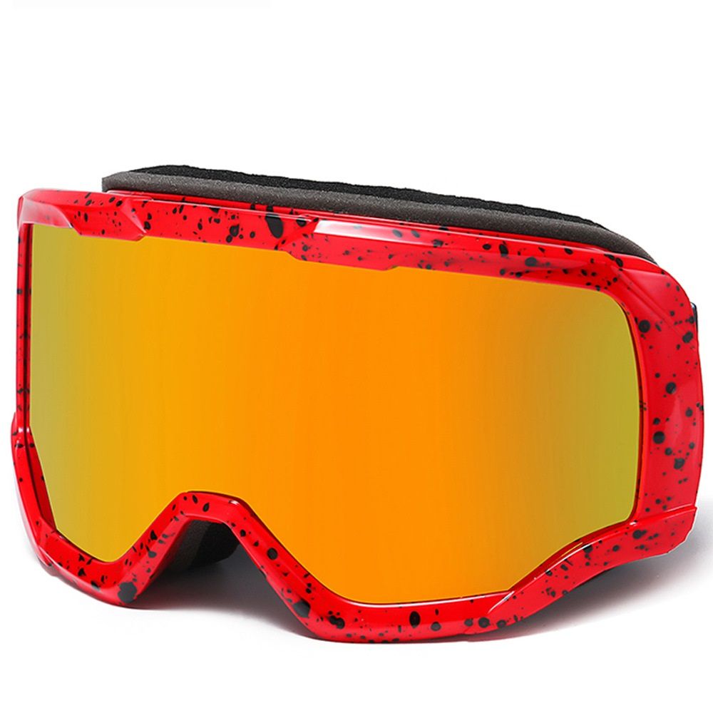 Очки лыжные FILLIN модель 359 оранжево-красные