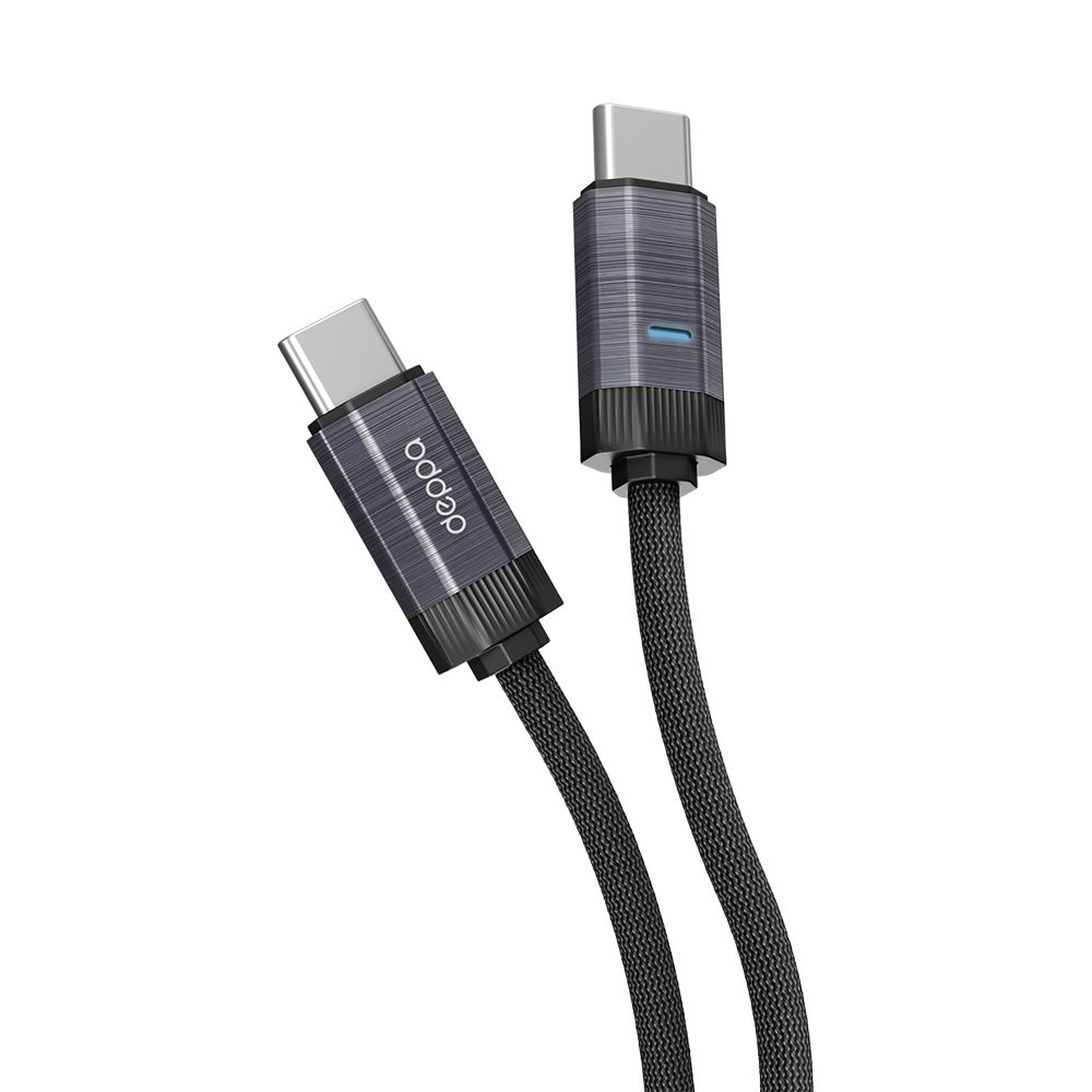 

Кабель USB Type-C-USB Type-C Deppa 72539-OZ 1.2м черный, 72539-OZ