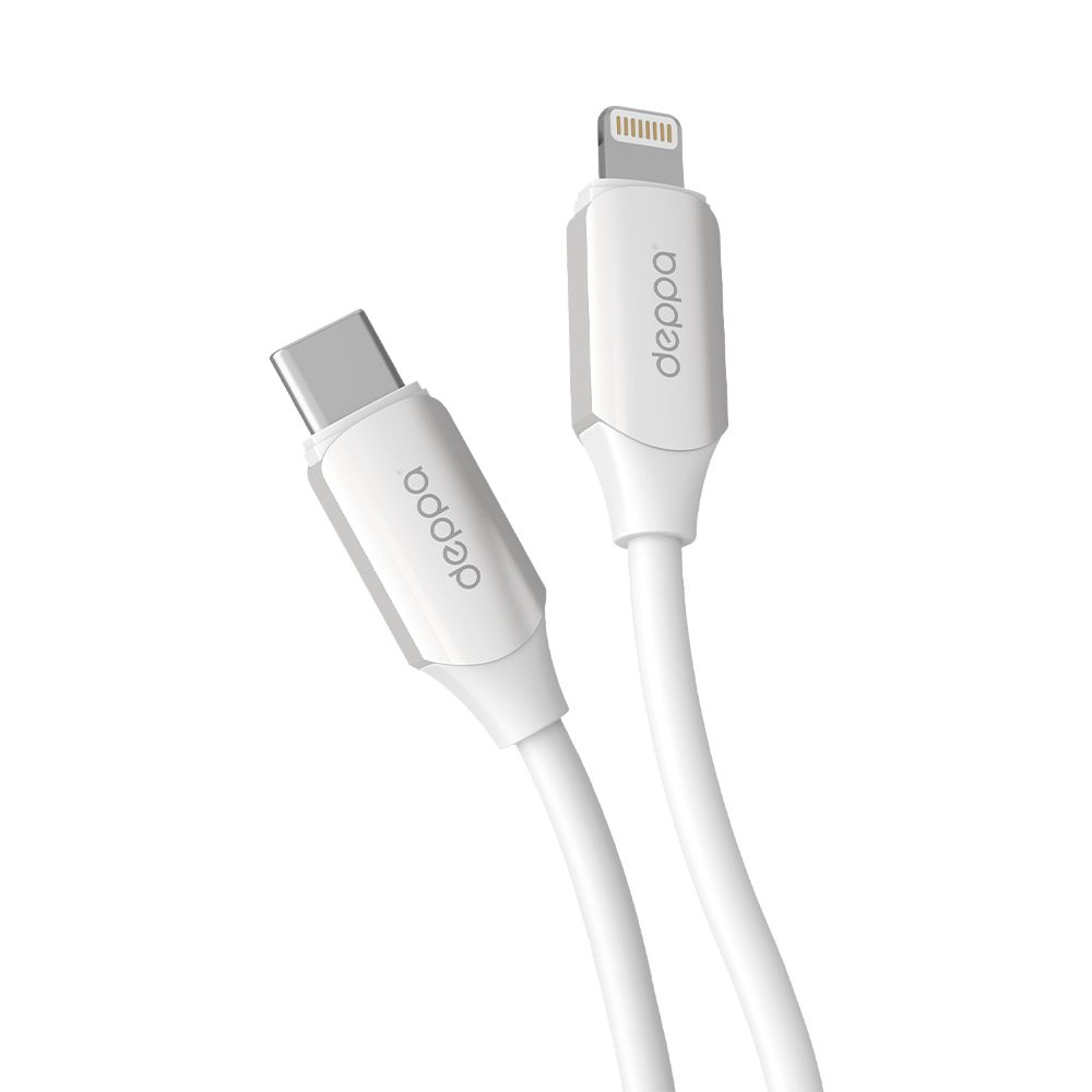 

Кабель Lightning-USB Type-C Deppa 72537-OZ 1.2м белый, 72537-OZ