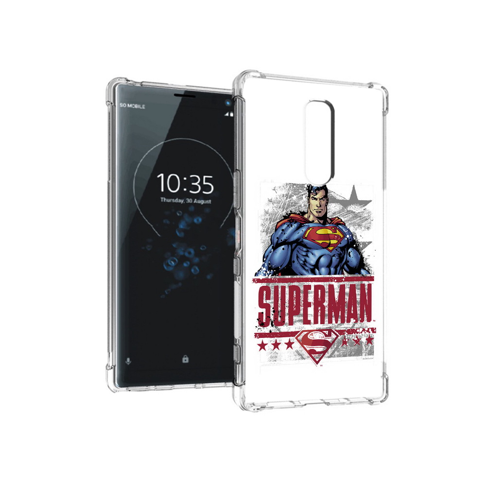 

Чехол MyPads Tocco для Sony Xperia 1 рисунок супермен (PT141276.244.583), Прозрачный, Tocco
