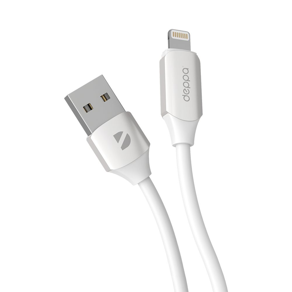 

Кабель Lightning-USB Deppa 72534-OZ 1.2м белый, 72534-OZ