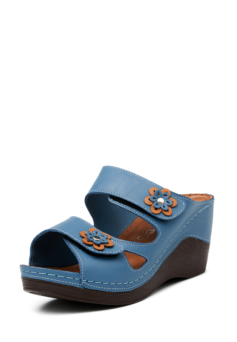 

Сабо женские Alessio Nesca 210401 синие 38 RU, Синий, 210401