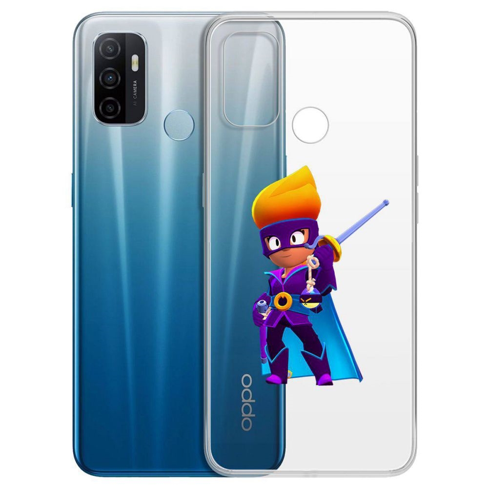 

Чехол-накладка Brawl Stars-Амбер де Ла Вега для Oppo A53 (2020)/A33 (2020), Прозрачный