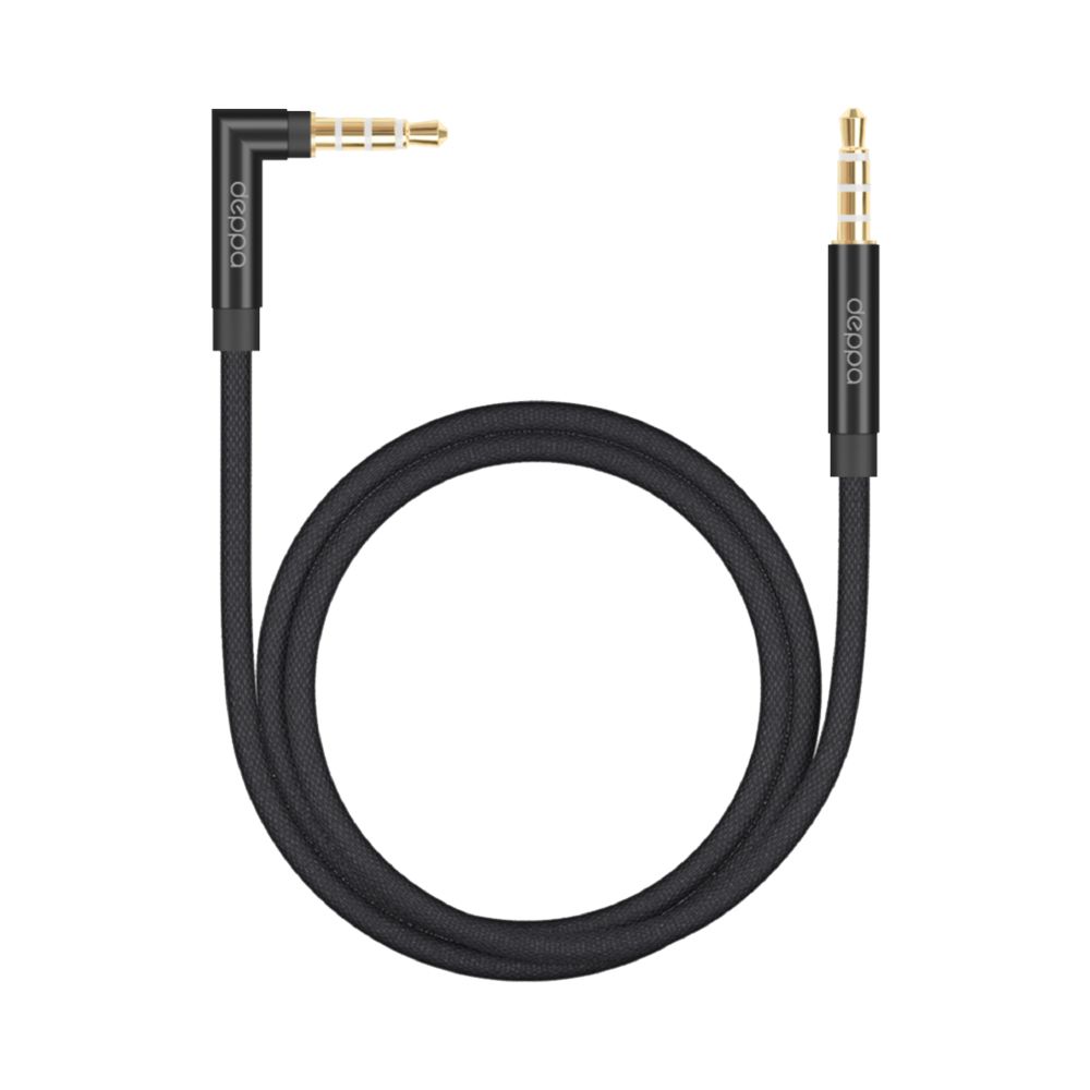 

Кабель mini-Jack 3.5mm-mini-Jack 3.5mm Deppa 72401 1.2м черный, 72401