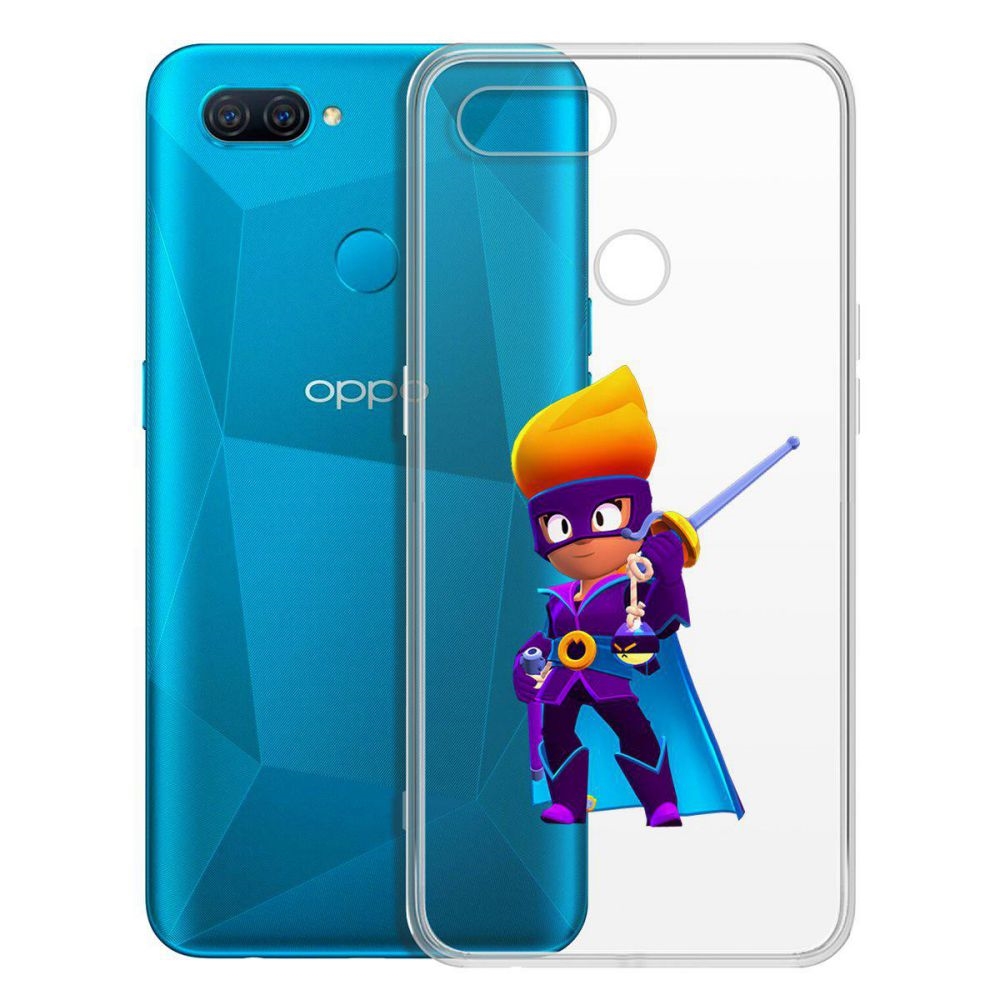 

Чехол-накладка Brawl Stars-Амбер де Ла Вега для Oppo A12/A11k/A7/A5s, Прозрачный