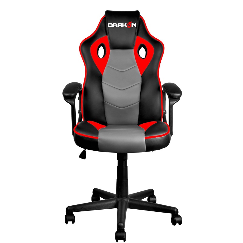 Кресло компьютерное RAIDMAX DK240RD, black/red