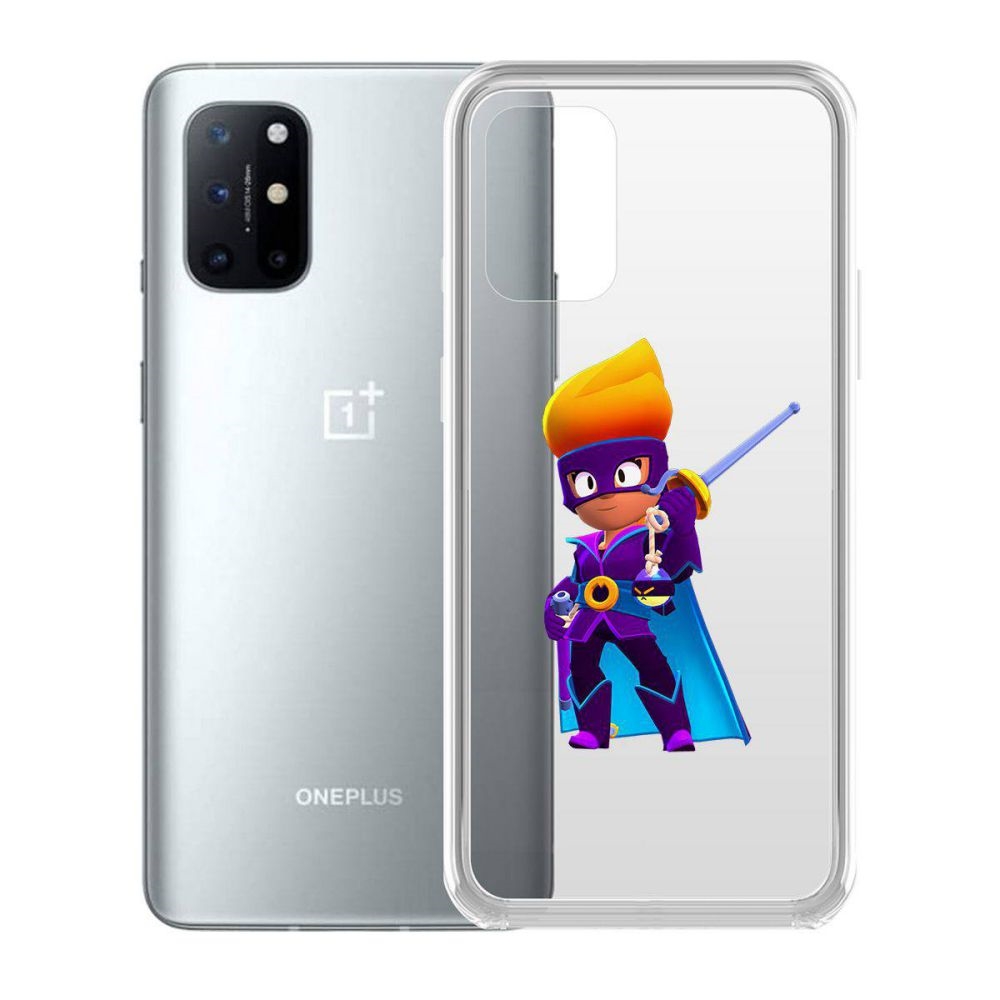 

Чехол-накладка Brawl Stars-Амбер де Ла Вега для OnePlus 8T, Прозрачный