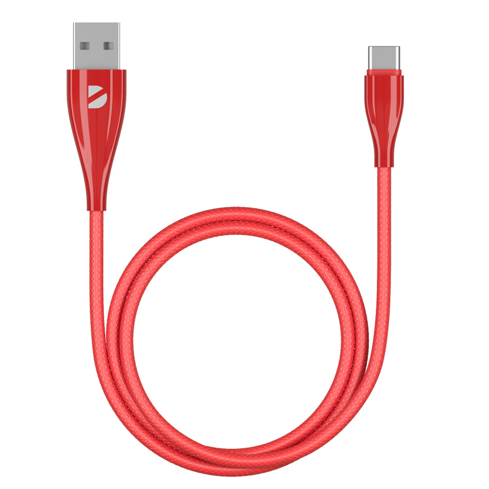 

Кабель USB 2.0 Type-A-USB Type-C Deppa 72290-OZ 1м красный, 72290-OZ