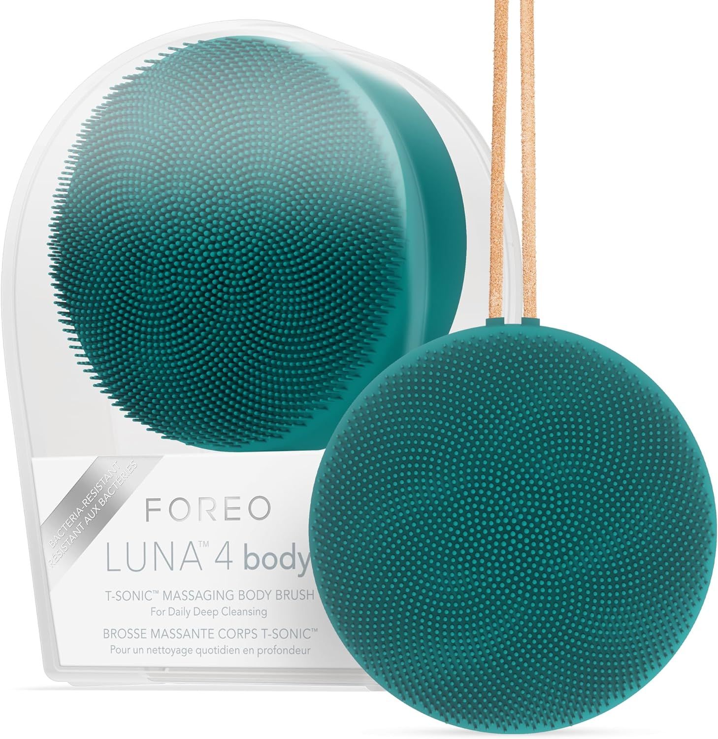 

Массажная щетка для очищения тела Foreo Luna 4 body Evergreen, Зеленый, BEAR 2 body