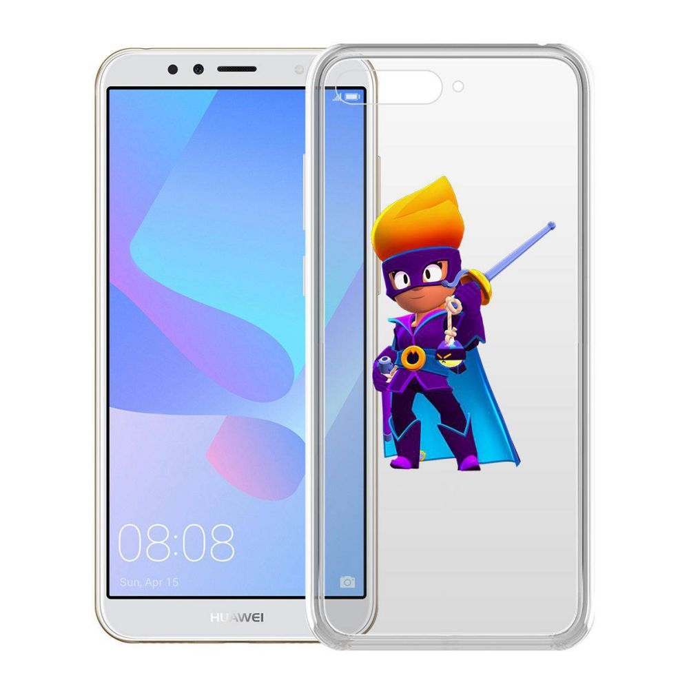 

Чехол-накладка Brawl Stars-Амбер де Ла Вега для Huawei Y6 (2018)