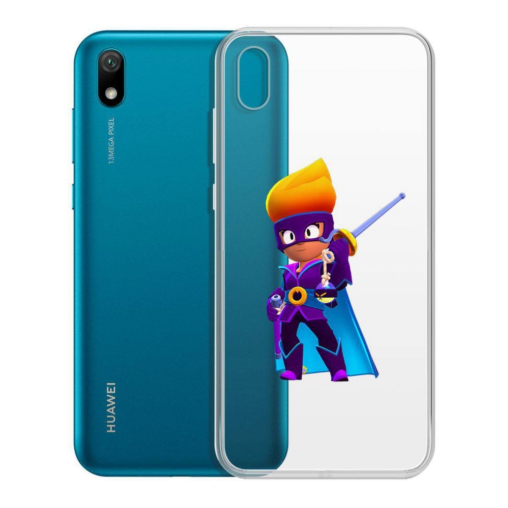 

Чехол-накладка Brawl Stars-Амбер де Ла Вега для Huawei Y5 (2019)or 8S/8S Prime, Прозрачный