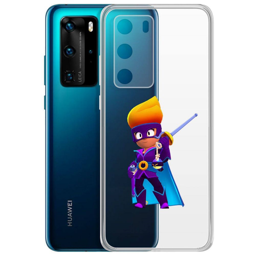 

Чехол-накладка Brawl Stars-Амбер де Ла Вега для Huawei P40
