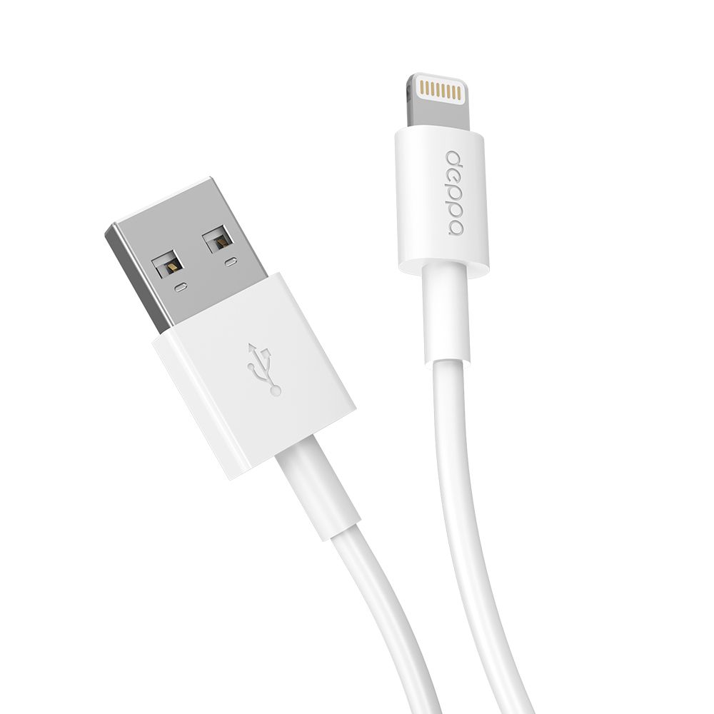 Кабель Lightning-USB Deppa 72114-OZ 1м белый