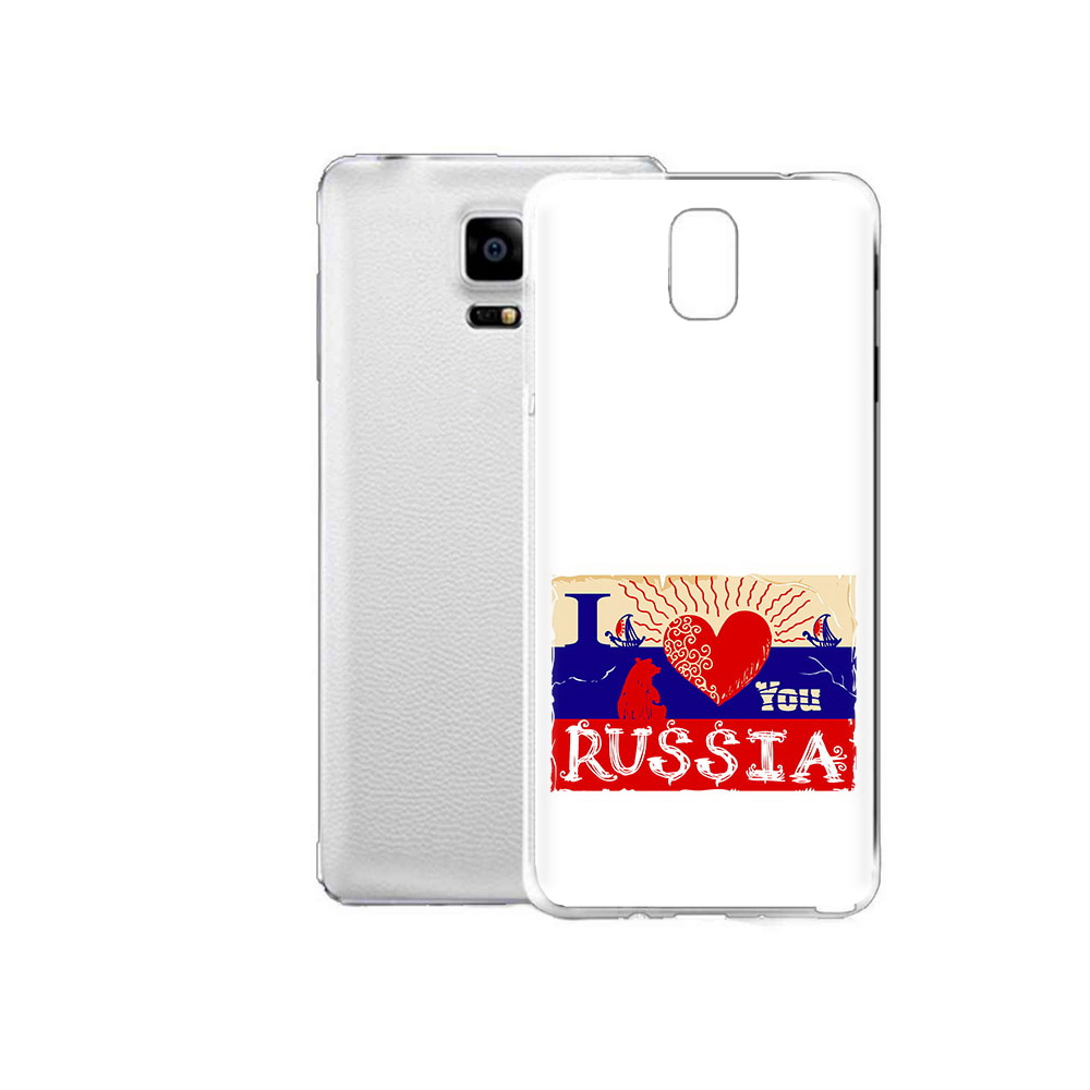 

Чехол MyPads Tocco для Samsung Galaxy Note Edge Люблю Россию (PT11952.563.112), Прозрачный, Tocco