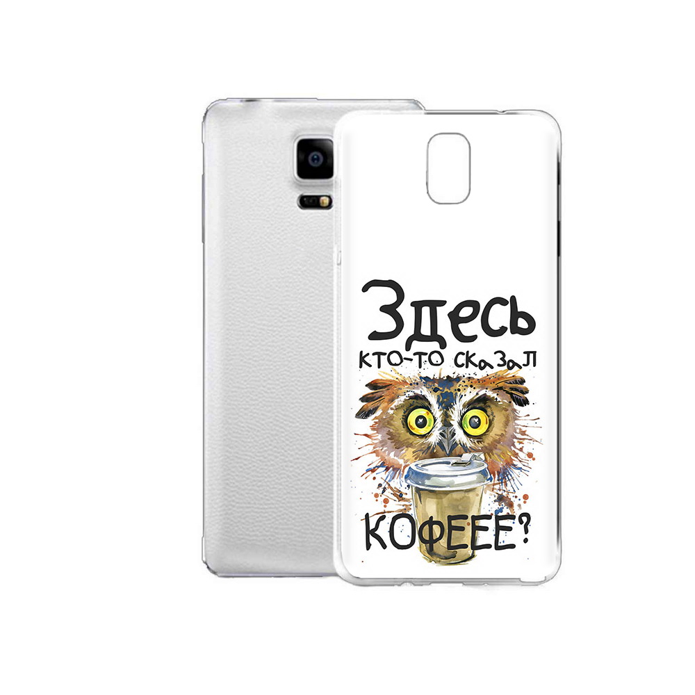 

Чехол MyPads Tocco для Samsung Galaxy Note Edge Любительница кофе (PT11952.563.111), Прозрачный, Tocco