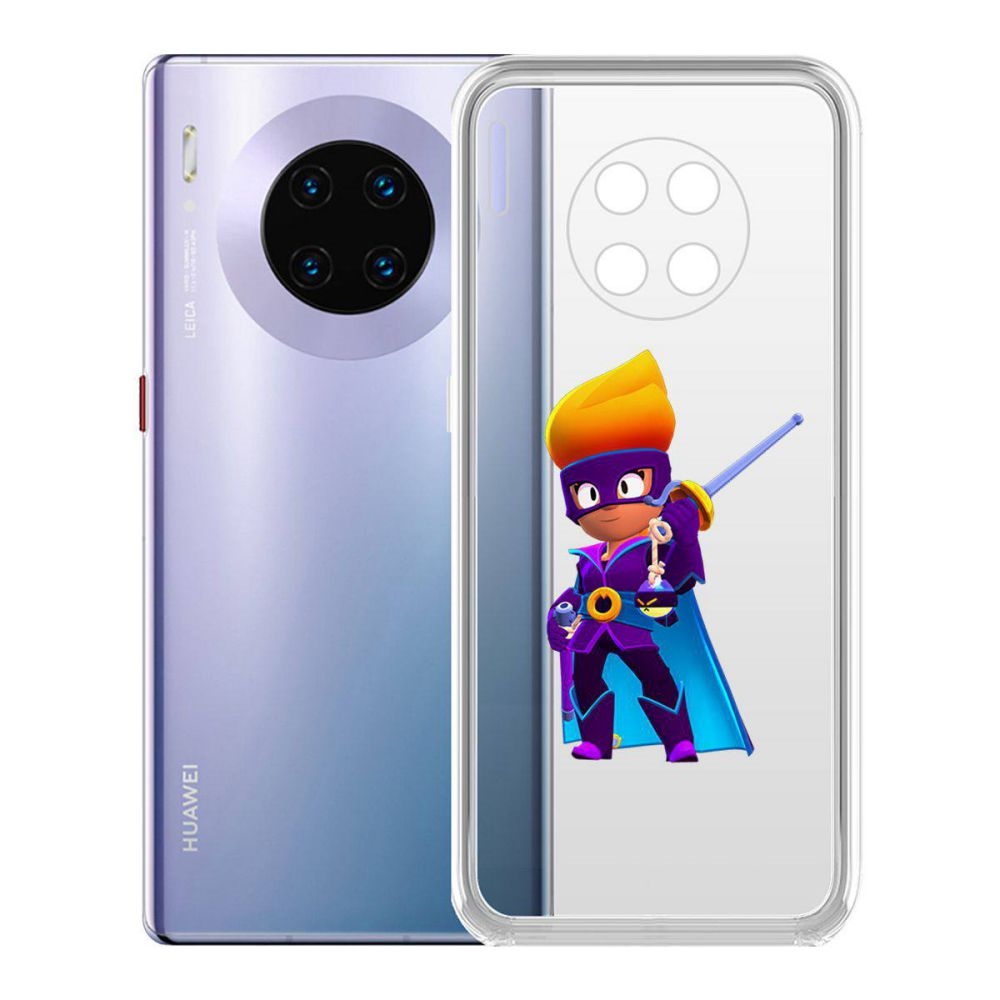 

Чехол-накладка Brawl Stars-Амбер де Ла Вега для Huawei Mate 30, Прозрачный
