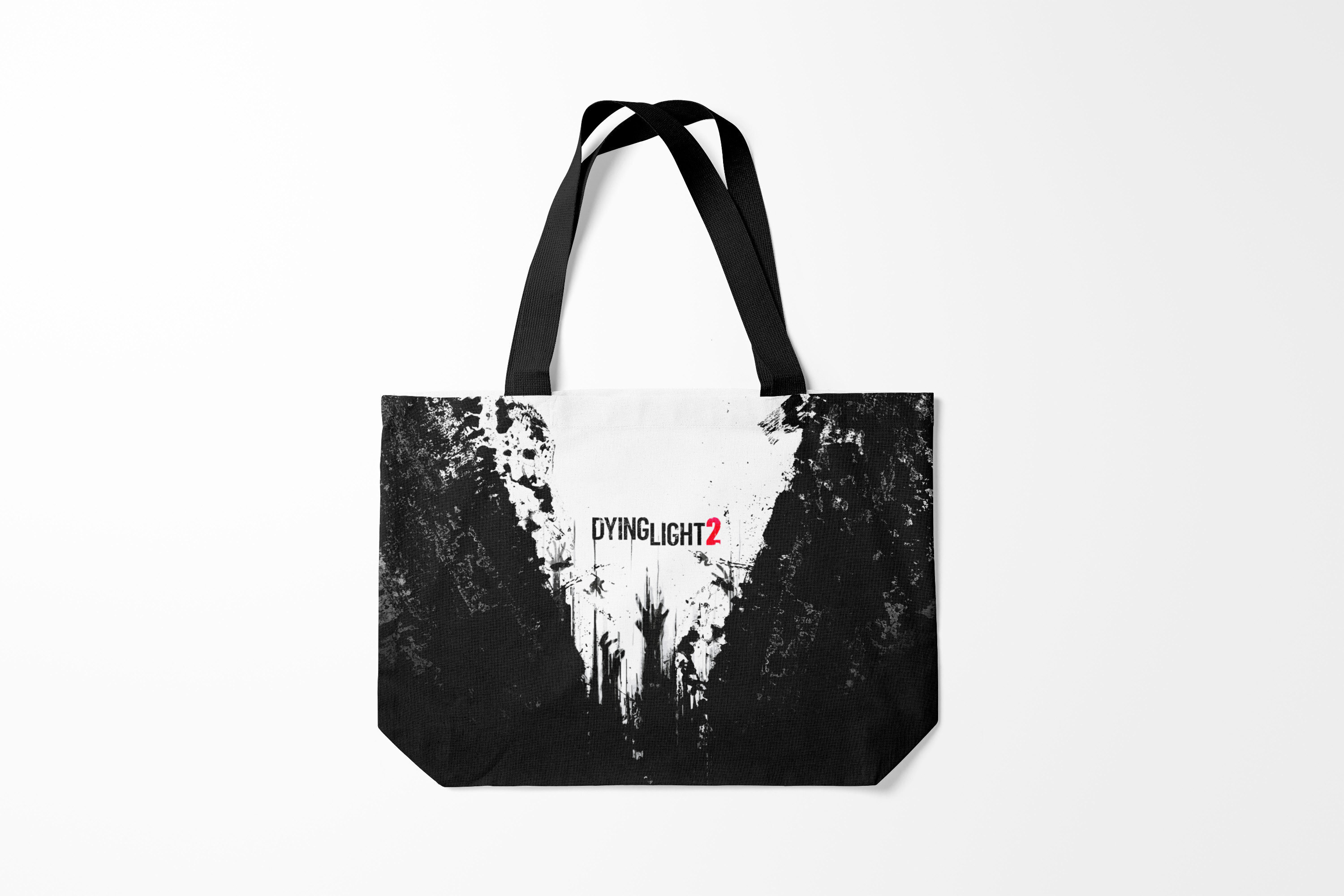 

Сумка шoппер унисекс Burnettie Dying Light 2, черный; белый, Dying Light 2
