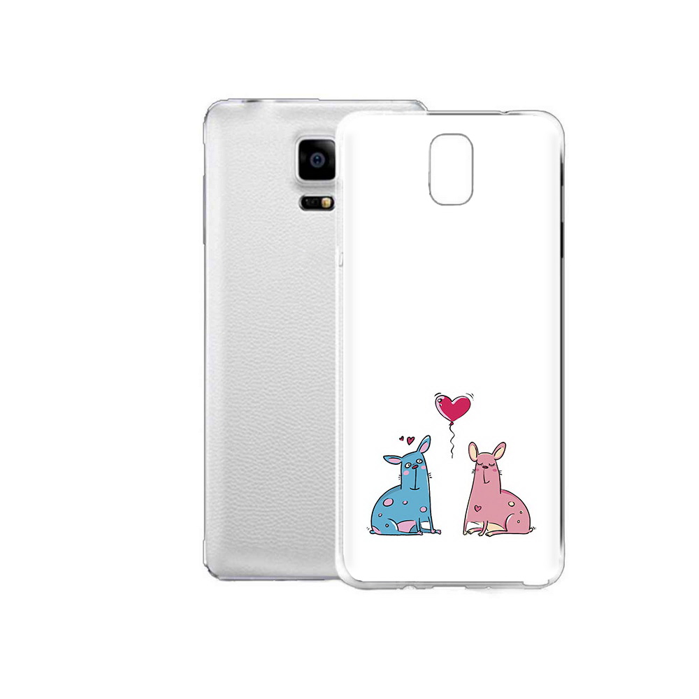 

Чехол MyPads Tocco для Samsung Galaxy Note Edge Лама любовь (PT11952.563.102), Прозрачный, Tocco