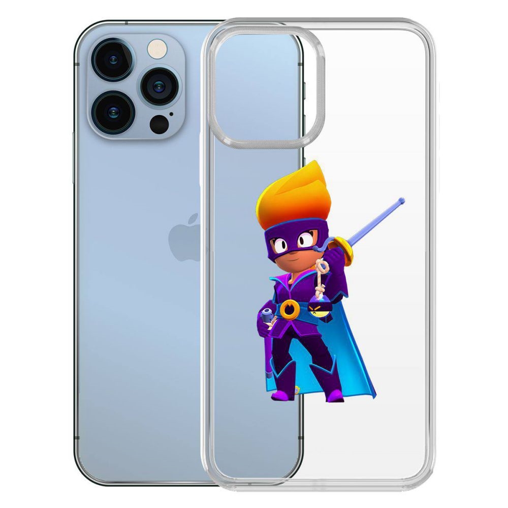

Чехол-накладка Brawl Stars-Амбер де Ла Вега для iPhone 13, Прозрачный